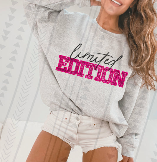 Limited Edition Faux Embroidery DTF Transfer