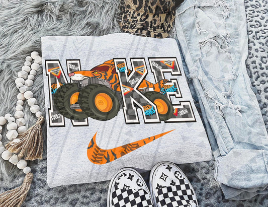 Tiger Shark Swoosh DTF Transfer