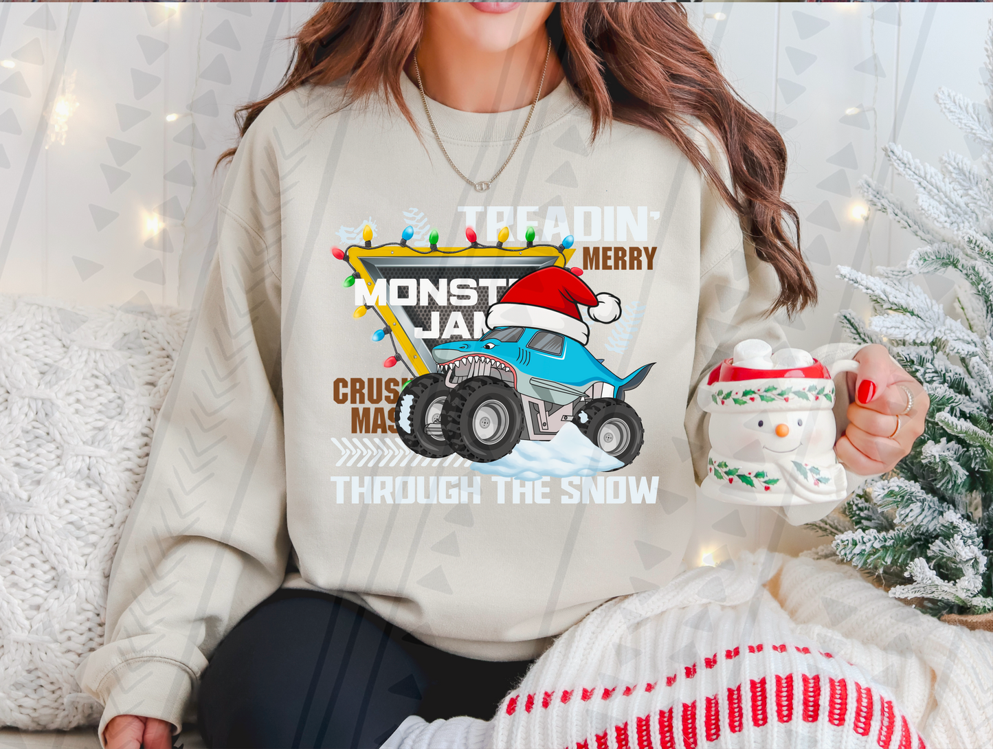 Treadin Through the Snow MJ DTF Transfer