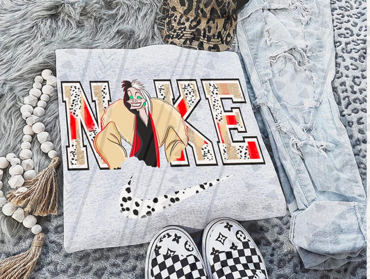 Cruella Swoosh DTF Transfer