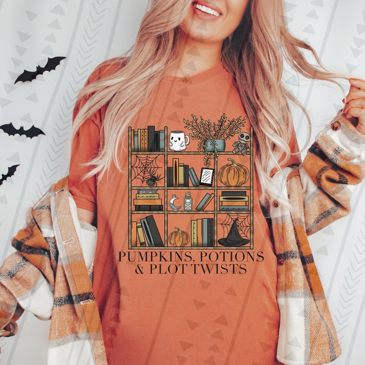 Plot Twist Book Shelf DTF Transfer