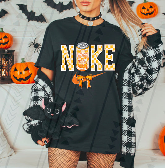 Pumpkin Cream Swoosh DTF Transfer