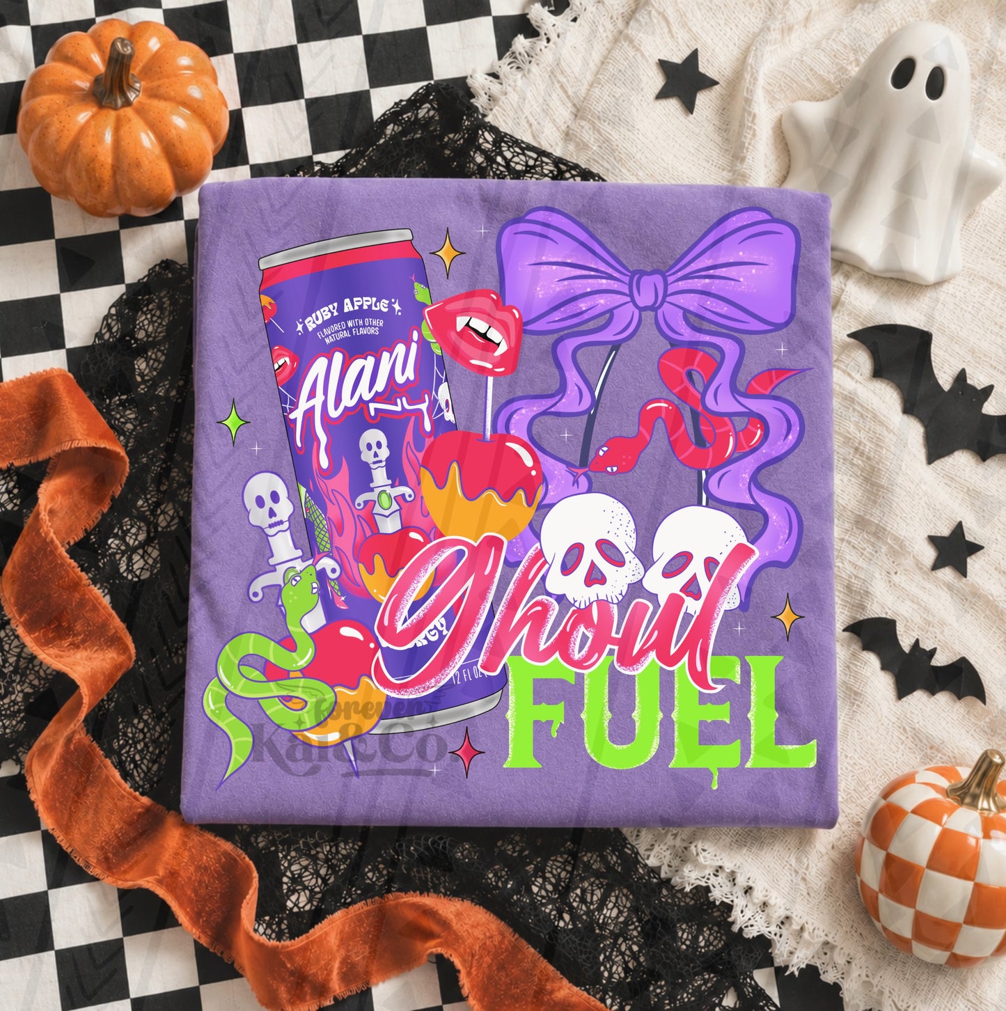 Ghoul Fuel Ruby DTF Transfer