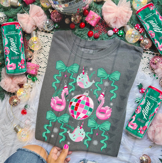 Winter Wonderland Grid DTF Transfer