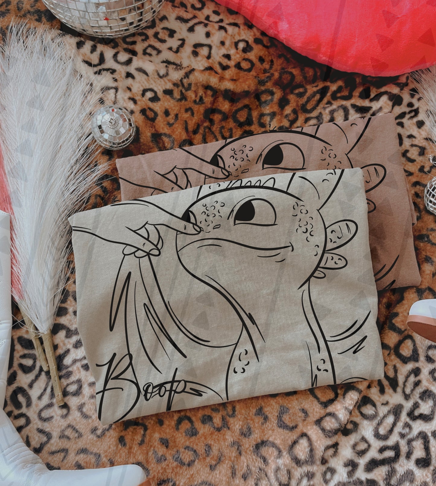 Boop Toothless DTF Transfer