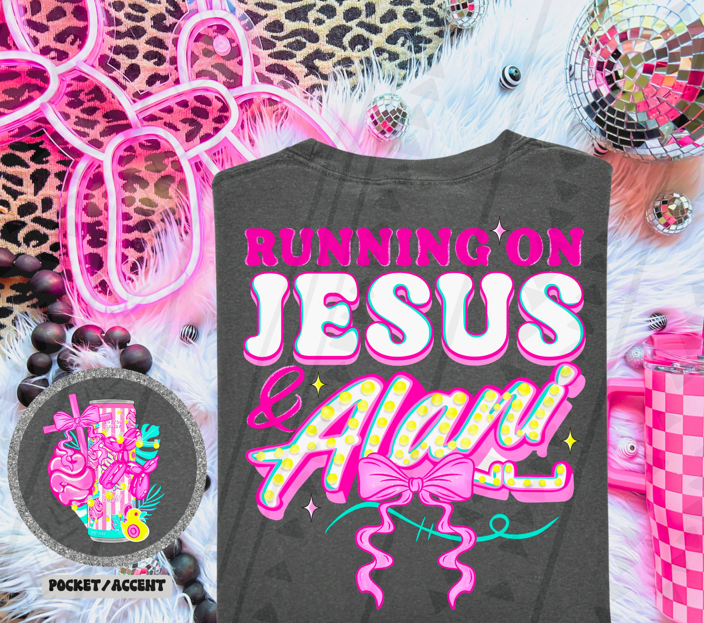 Jesus & Alani - Cotton Candy DTF Transfer