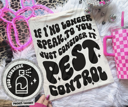 Pest Control DTF Transfer