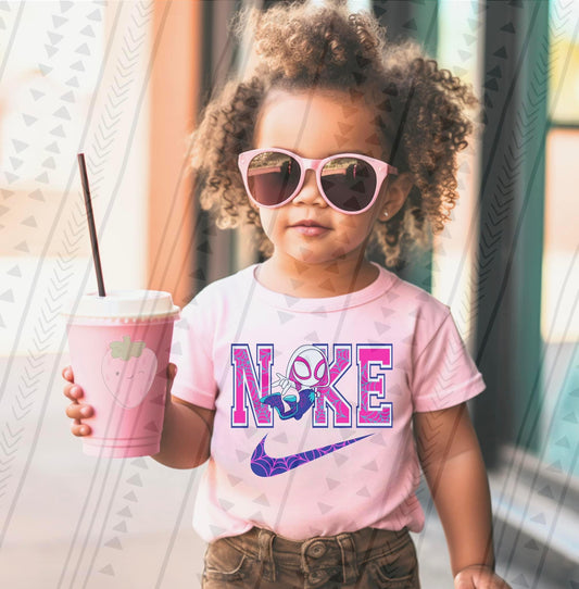 Ghost-Spidey Swoosh DTF Transfer