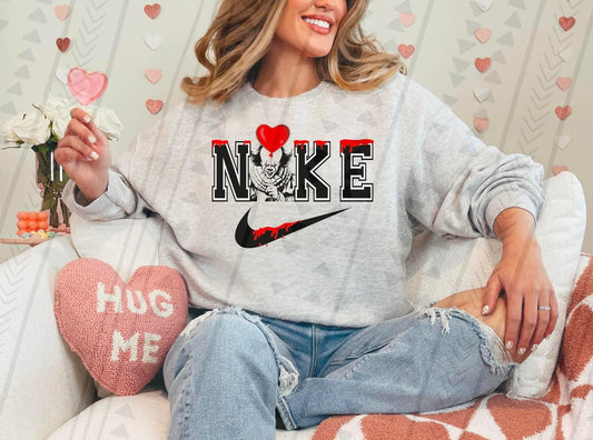 Pennywise Valentine Swoosh DTF Transfer