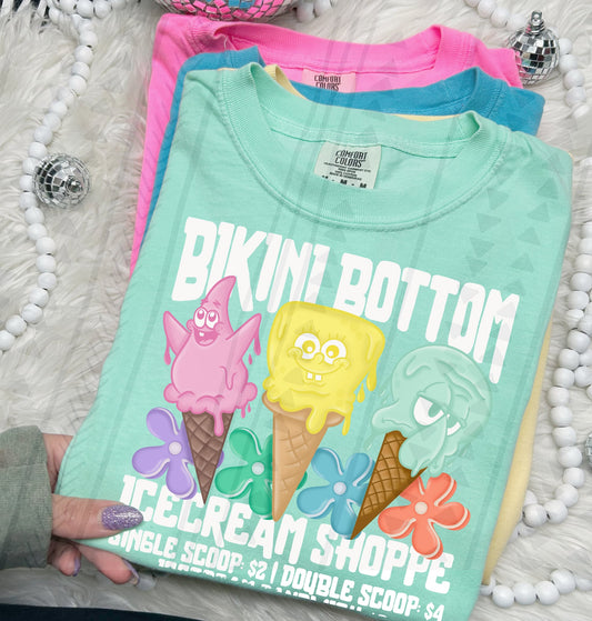 Bikini Bottom Ice Cream DTF Transfer