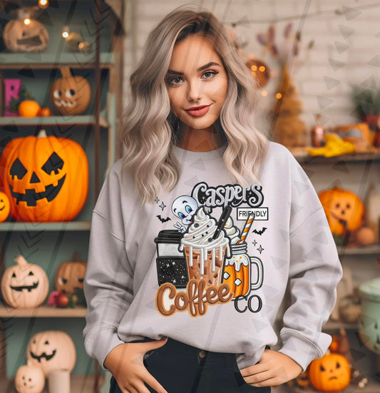 Casper’s Coffee Co DTF Transfer