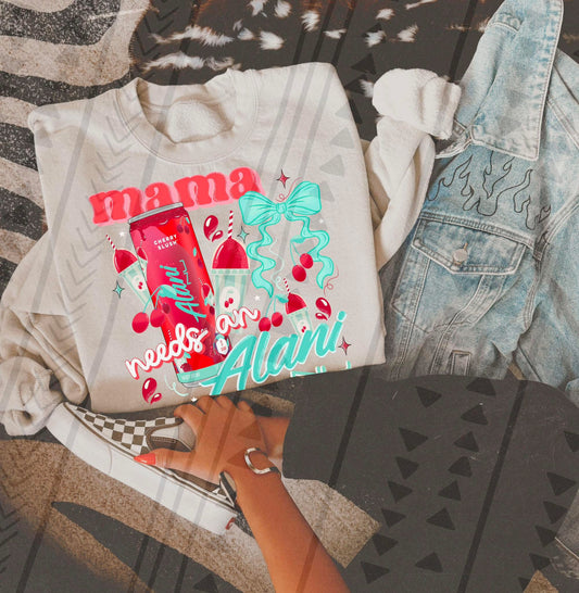 Mama Needs An Alani - Cherry Slush DTF Transfer