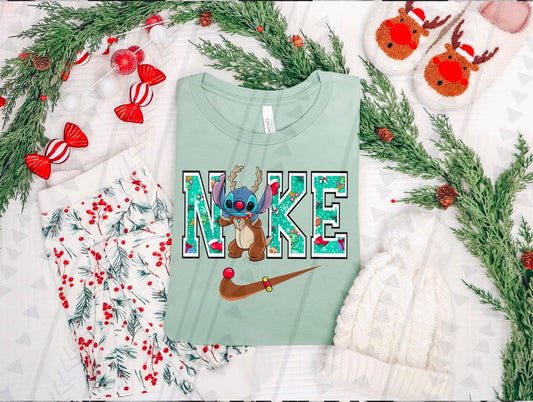 Rudolph Stitch Swoosh DTF Transfer