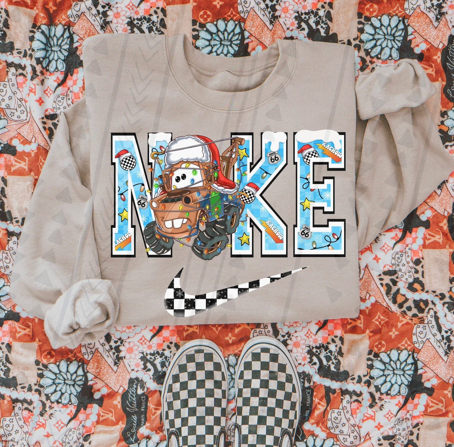 Mater Christmas Swoosh DTF Transfer