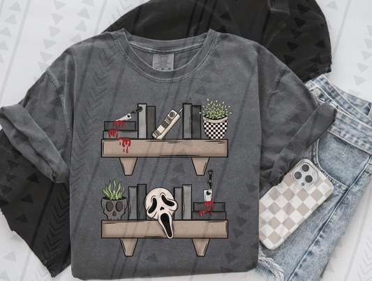 Woodsboro Book Shelf DTF Transfer