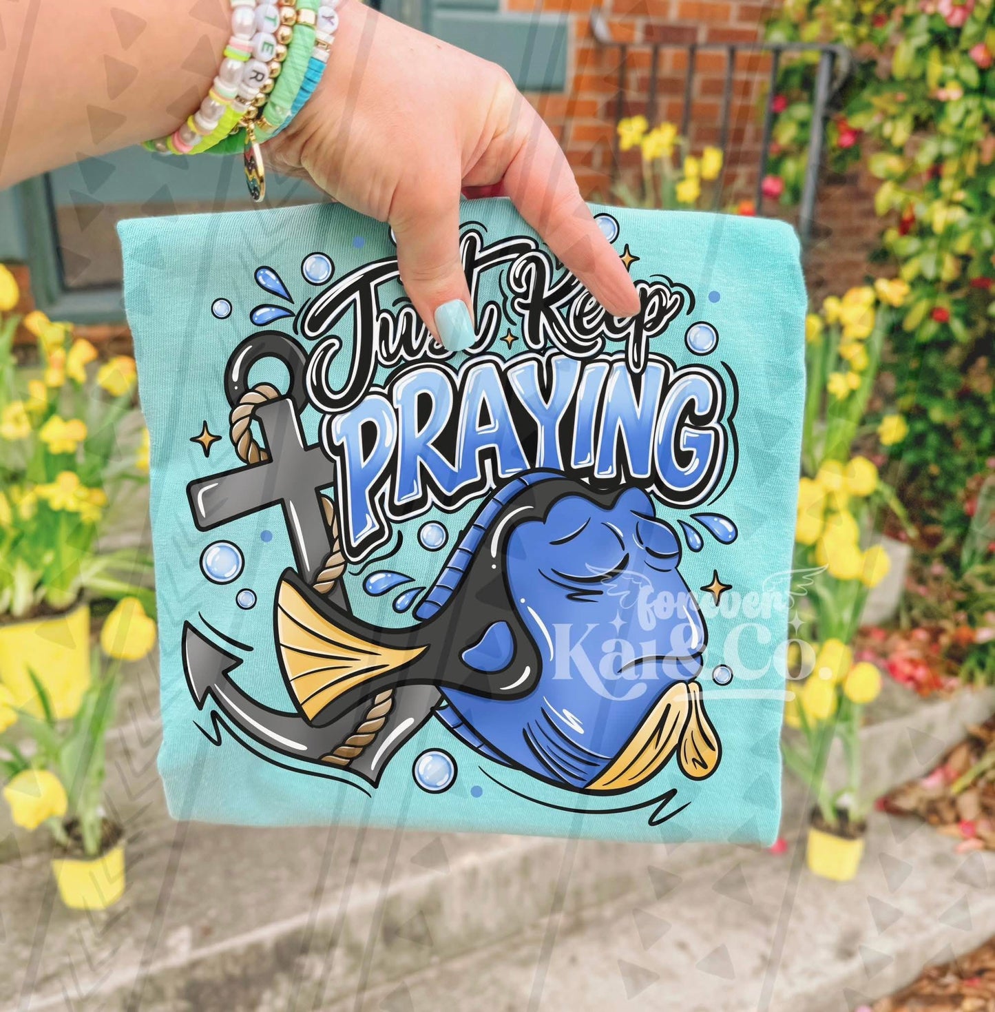 Just Keep Praying DTF Transfer