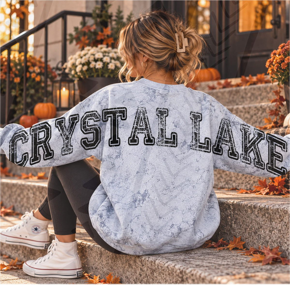 Crystal Lake DTF Transfer (Back & Front)