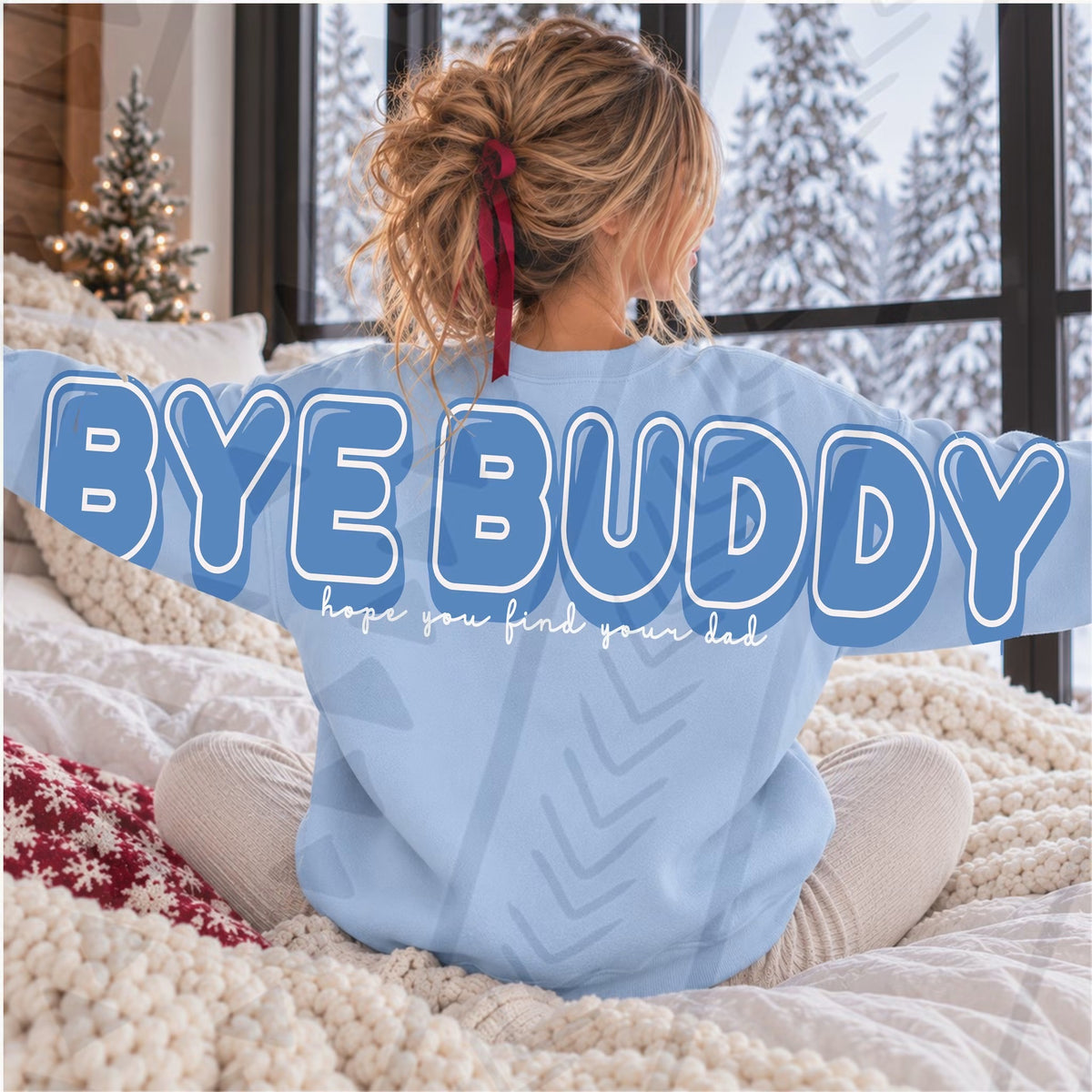 Bye Buddy DTF Transfer (Back, Front & Sleeve)