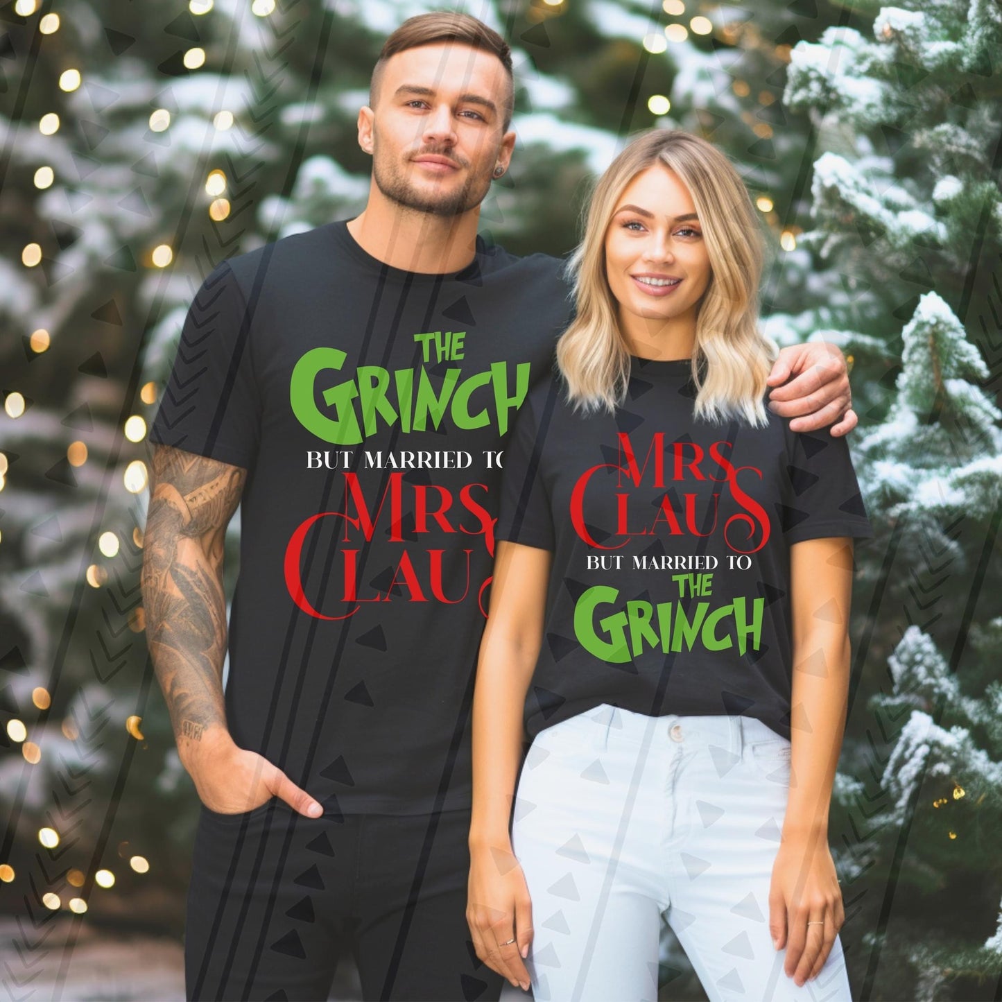 Married to The Grinch DTF Transfer