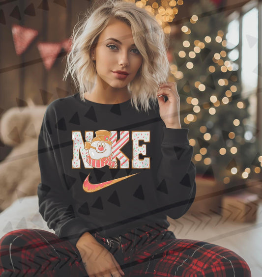 Frosty Swoosh DTF Transfer