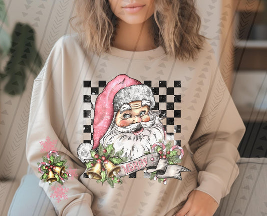 Vintage Santa DTF Transfer