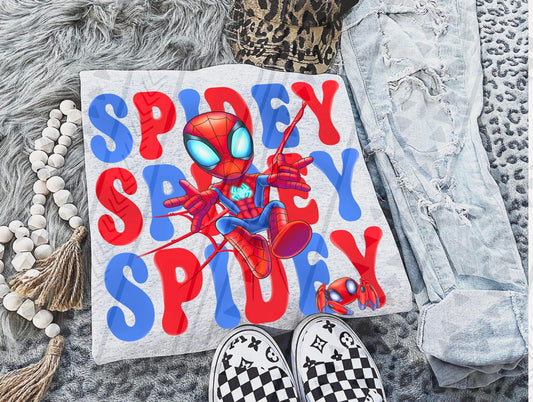 Spidey Stacked DTF Transfer