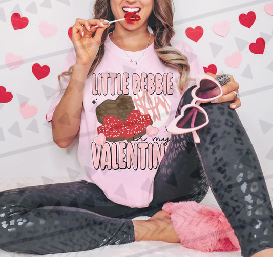Little Debbie Is My Valentine DTF Transfer