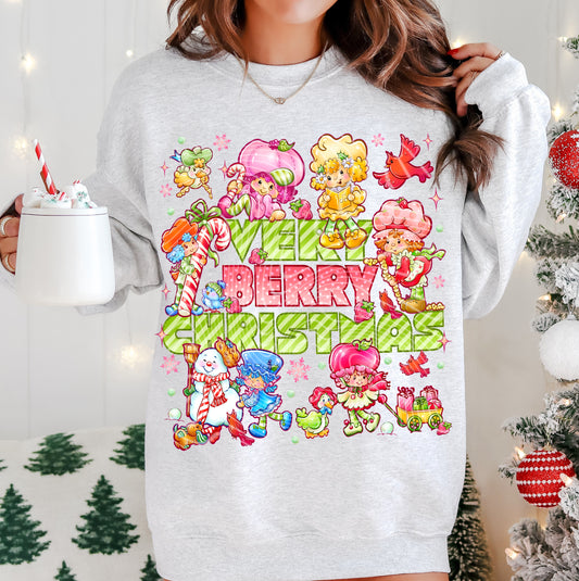 Very Berry Christmas DTF Transfer