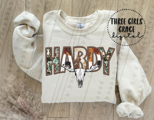 Hardy Faux Embroidered Digital
