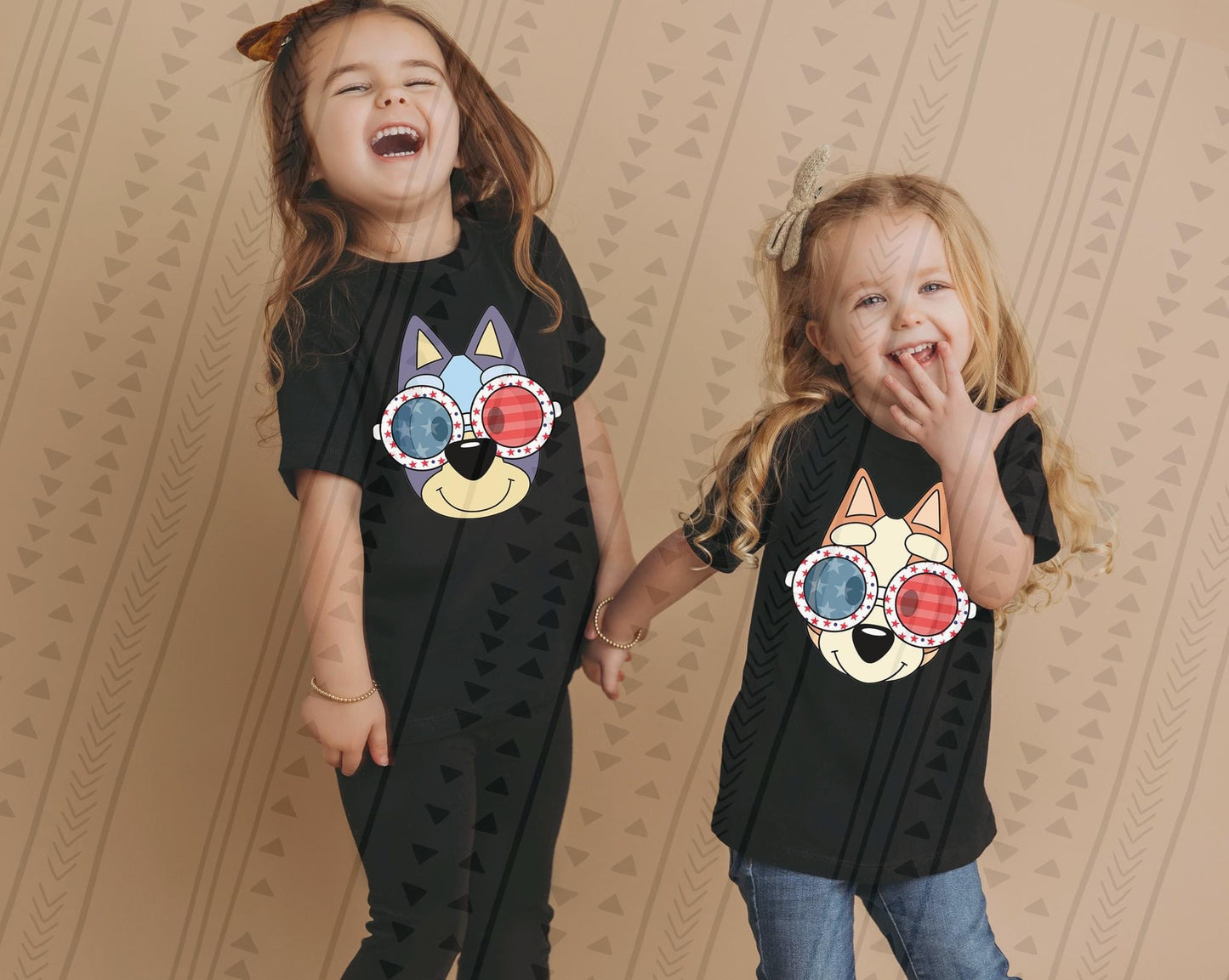 USA Bluey DTF Transfer