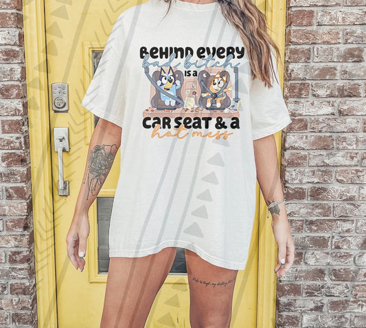 Bluey Hot Mess DTF Transfer