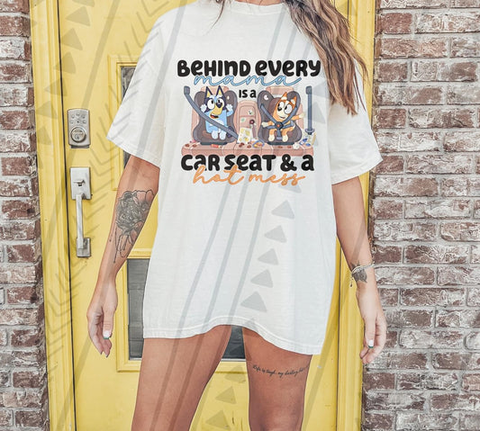 Bluey - Behind Every Mama DTF Transfer