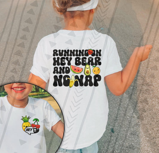 Hey Bear & No Nap DTF Transfer