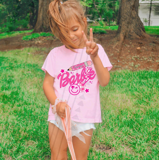 School Barbie DTF Transfer