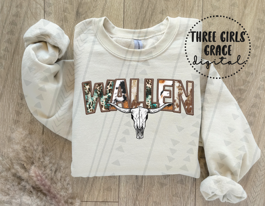 Wallen Faux Embroidered Digital