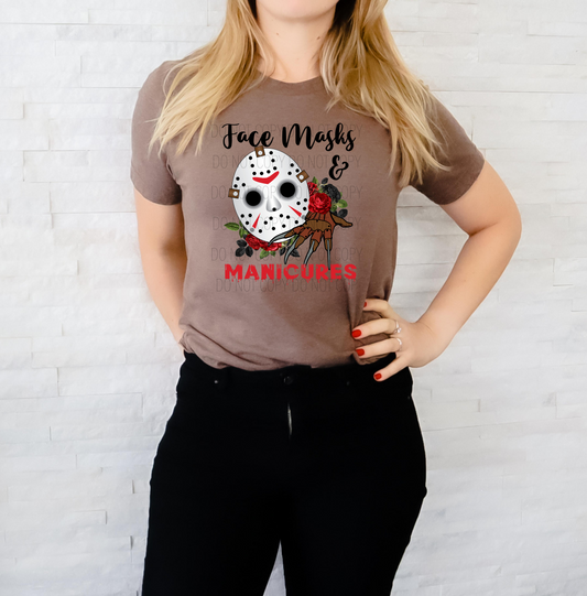 Facemasks and Manicures DTF Transfer