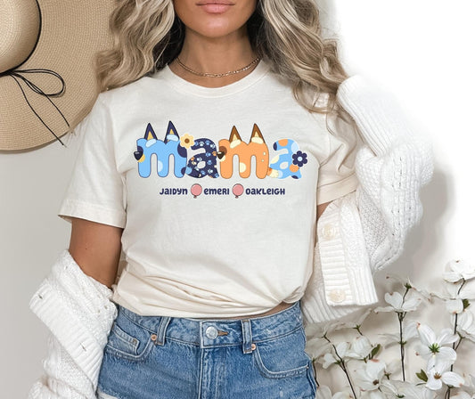 Bluey Mama Custom DTF Transfer