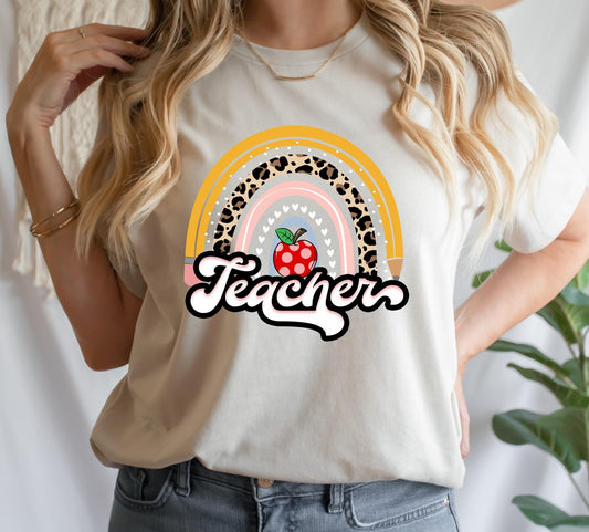 School Rainbow DTF Transfer