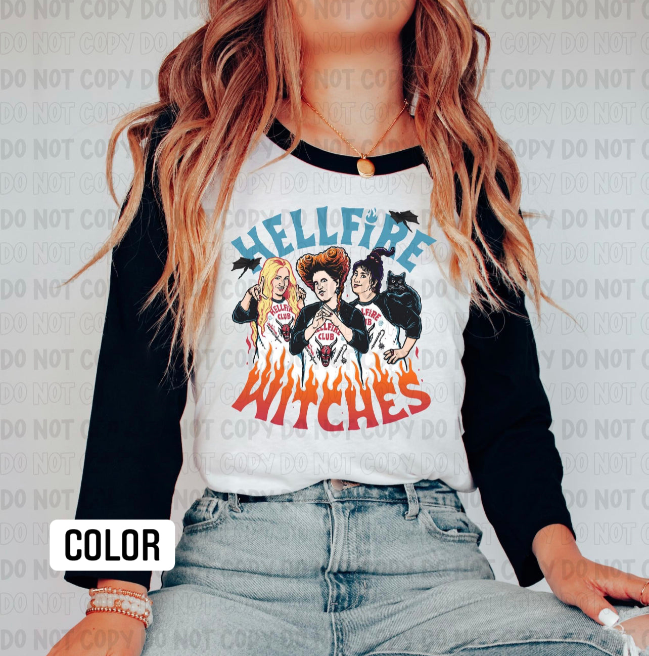 Hellfire Witches DTF Transfer