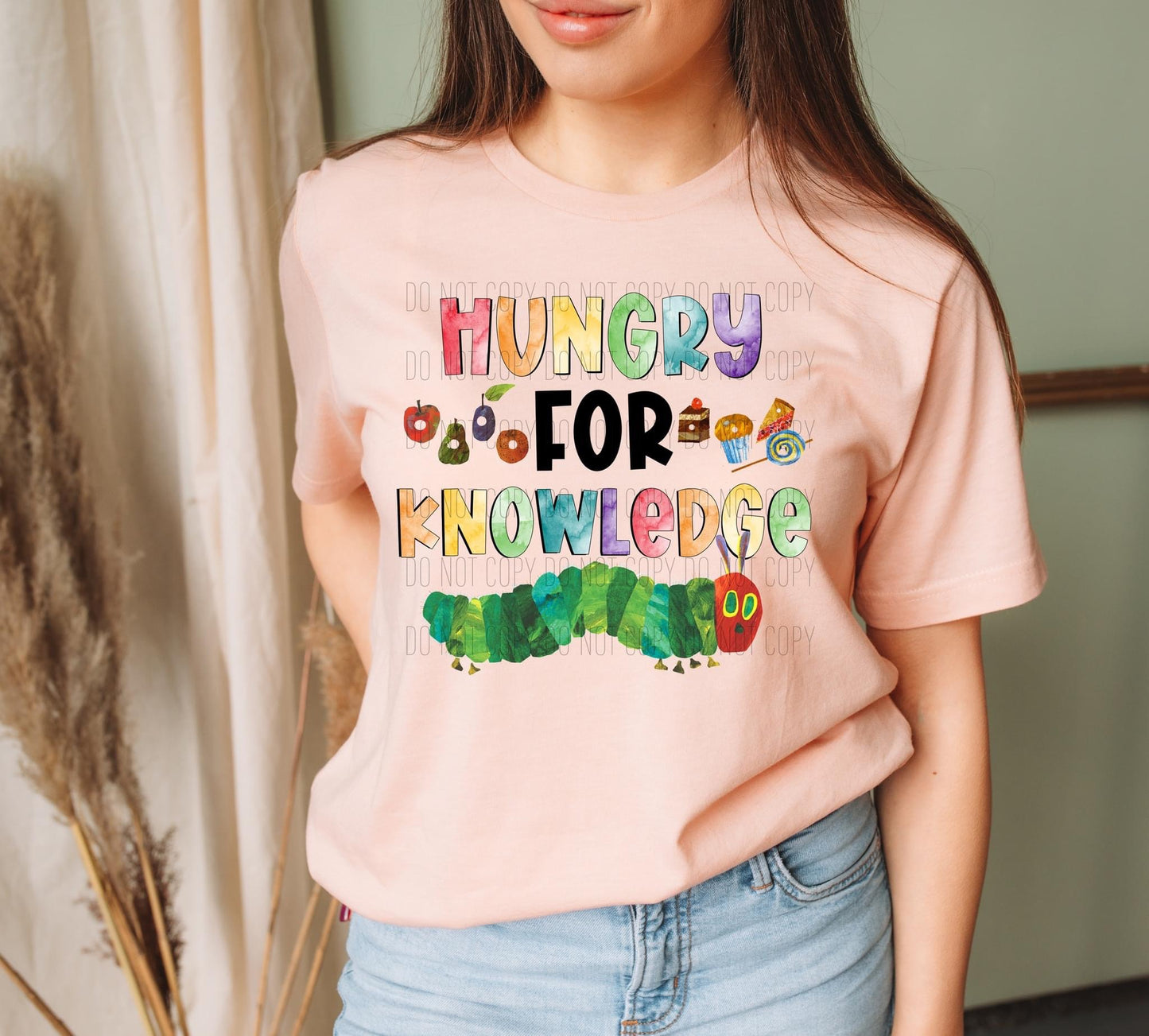 Hungry for Knowledge DTF Transfer