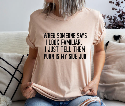 Porn is my Side Job DTF Transfer