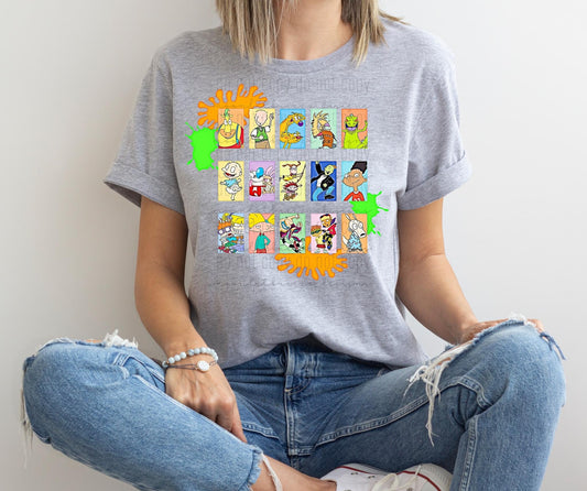 Nickelodeon Stickers DTF Transfer