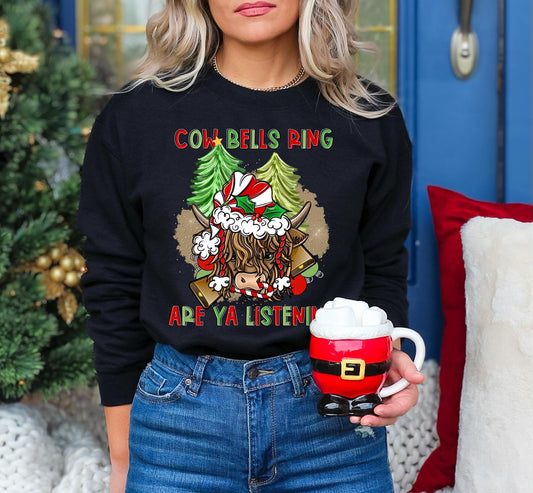 Cow Bells Ring DTF Transfer