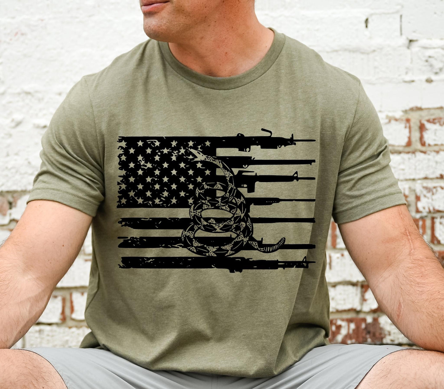 Don't Tread On Me Flag DTF Transfer