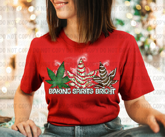 Baking Spirits Bright DTF Transfer