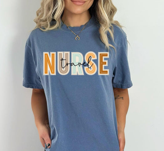 Travel Nurse DTF Transfer