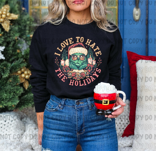 Hate the Holidays DTF Transfer