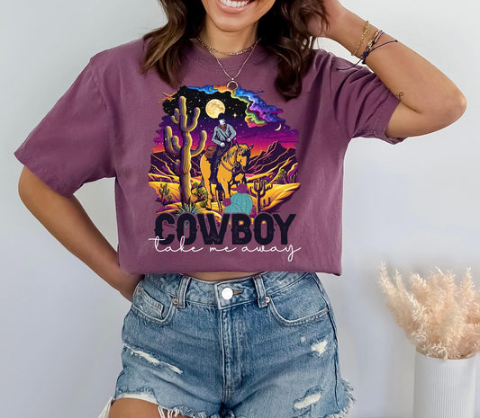 Cowboy Take Me Away DTF Transfer