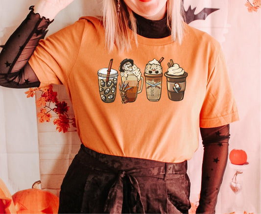 Horror Coffee DTF Transfer