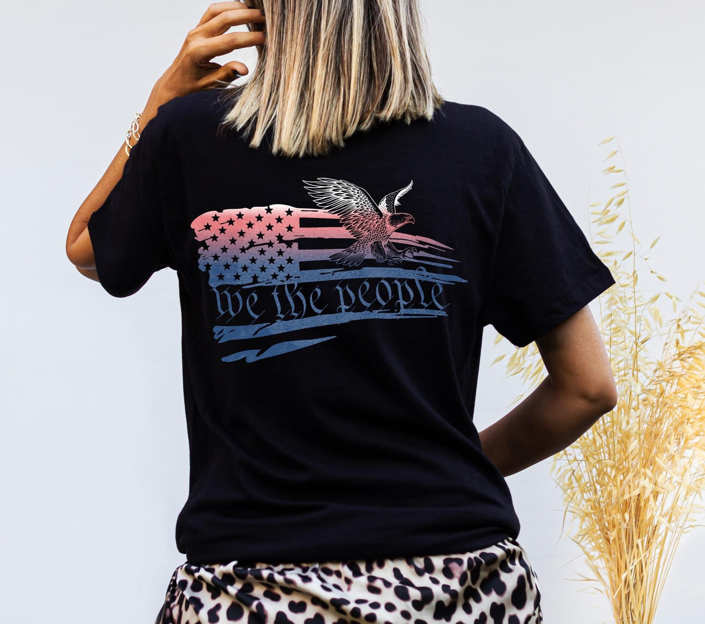 We the People Flag DTF Transfer